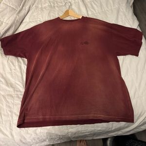 Civil Regime Concrete 199X Oversized Tee in Oxblood